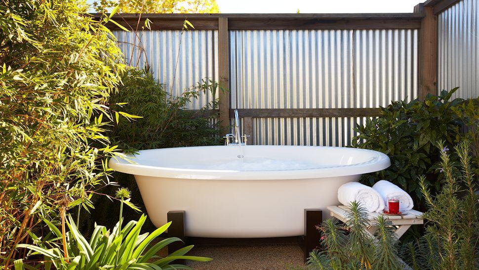 carneros inn outdoor soaking tub