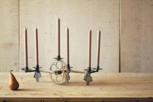 recycled candelabra bicycle