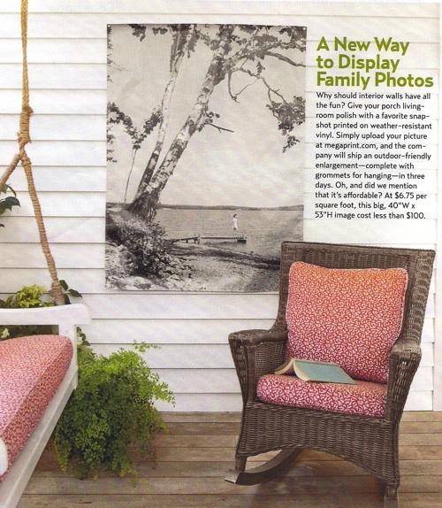 blown up vinyl photo banner