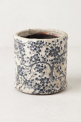 Anthropologie Daylily herb pot, $8