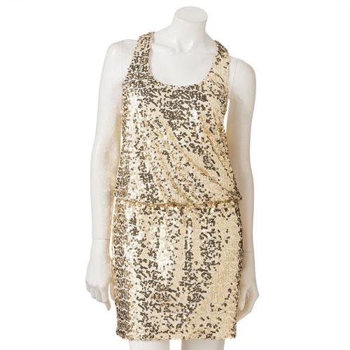Kohl's City Triangles Sequin Racerback Dress, $60.99