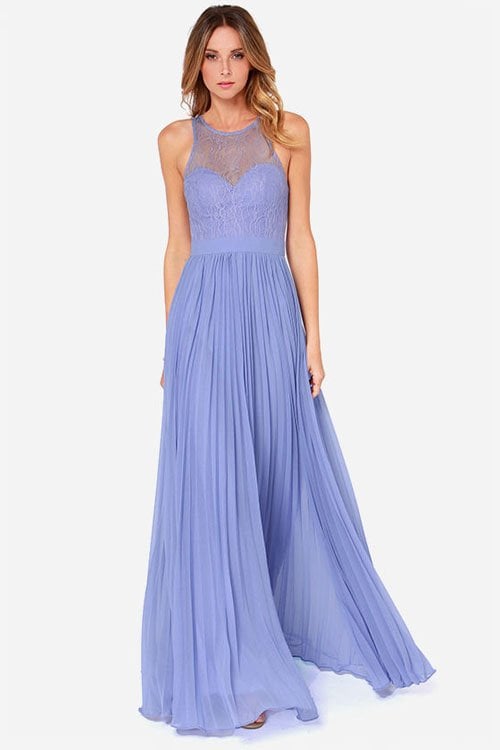 blue bridesmaid dress