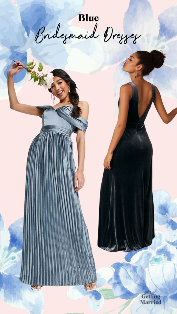 Affordable Blue Bridesmaid Dresses Your Friends Will Love