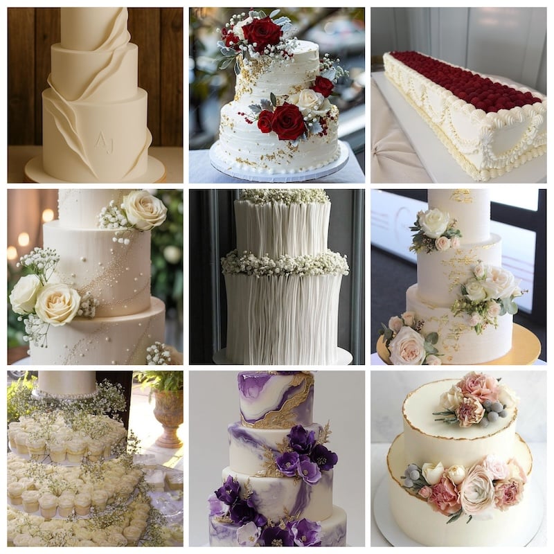 wedding cake trends