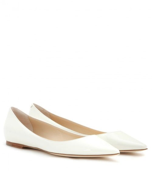 Jimmy Choo Alina patent leather ballerinas • $550.00