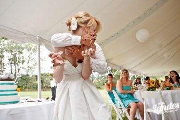 wedding cake smash