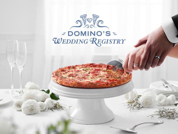 dominos wedding registry