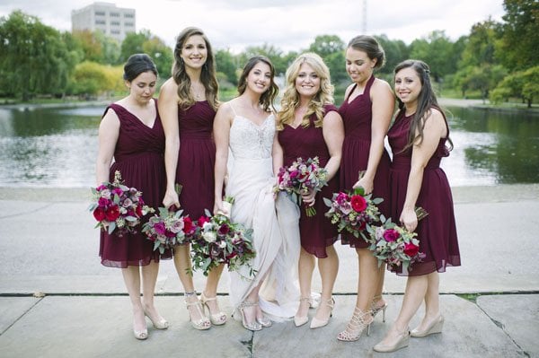 bridesmaid look