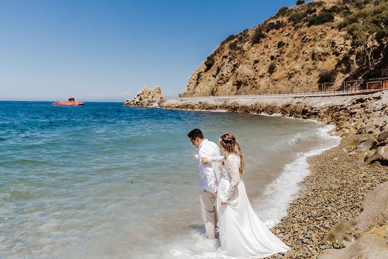 Catalina Island wedding pictures