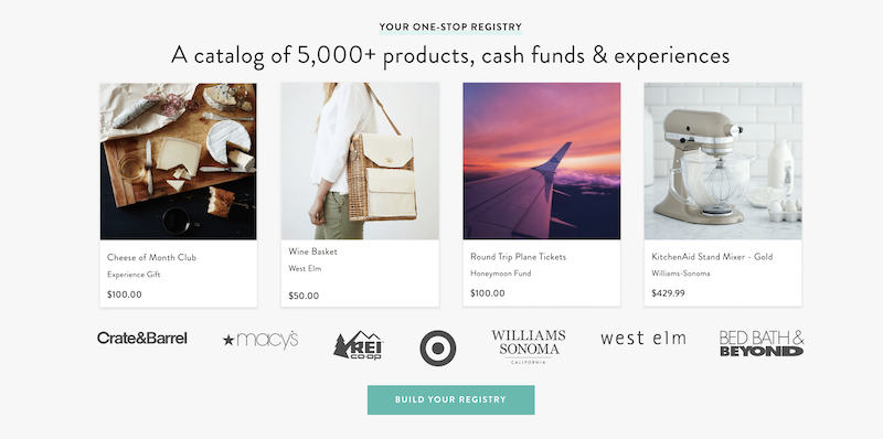 blueprint wedding registry