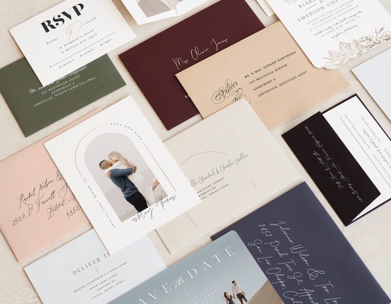 minted wedding invites