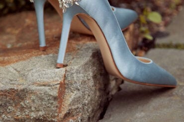 Freya Rose Blue Shoes Celine