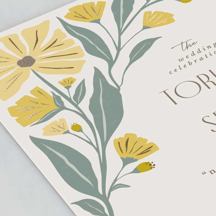 wedding program