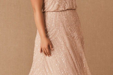 BHLDN Fidelia Blush Dress