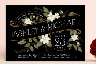 Minted Wedding Invitation Vintage