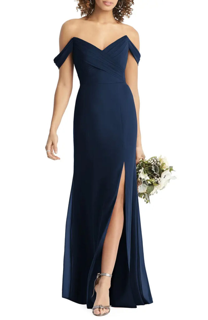 Social Bridesmaid Strapless Dress
