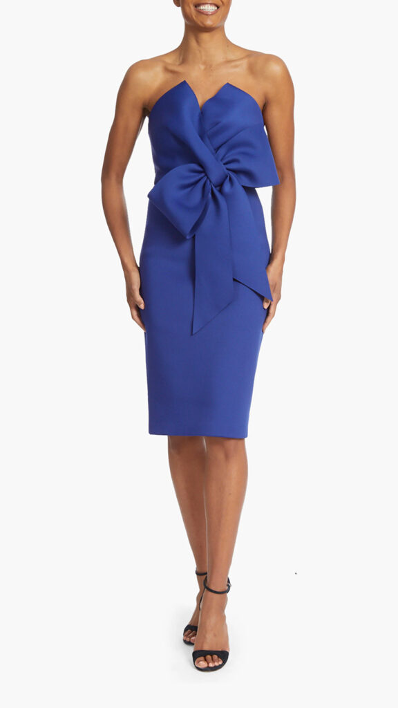 Badgley Mischka Royal Blue Bridesmaid Dress