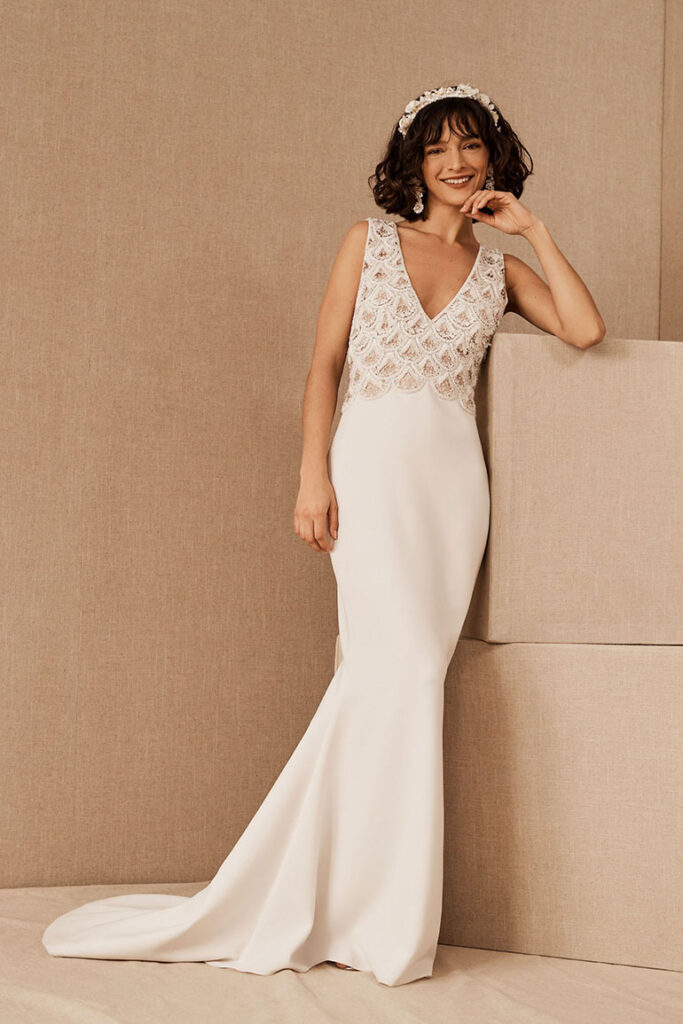 BHLDN Long White Dress