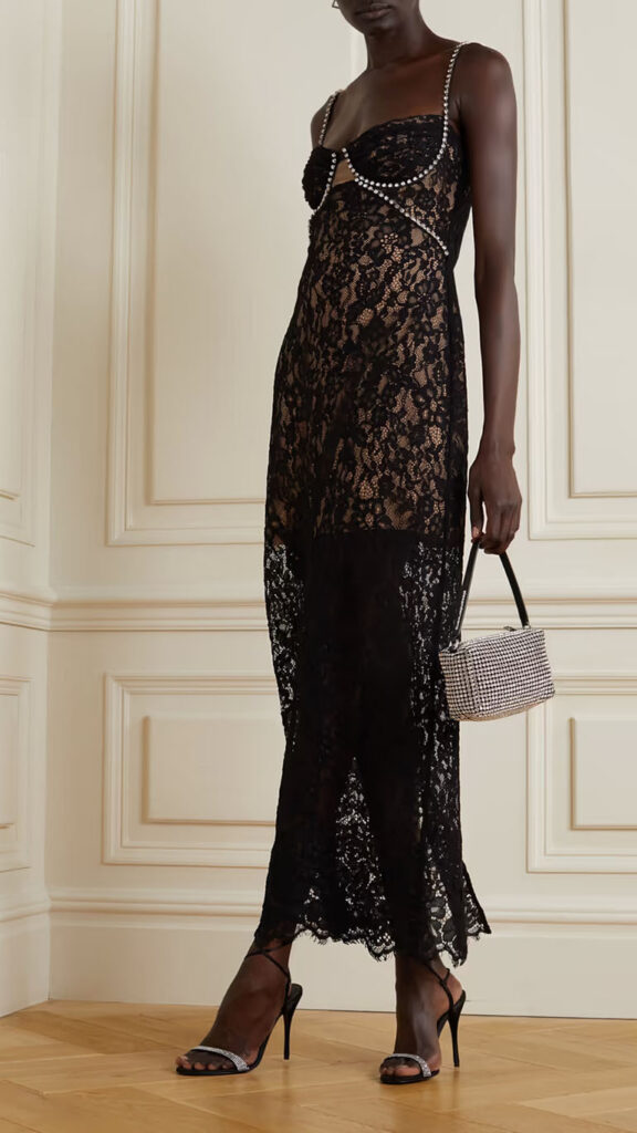 Corded Lace Bridal Shower Dress