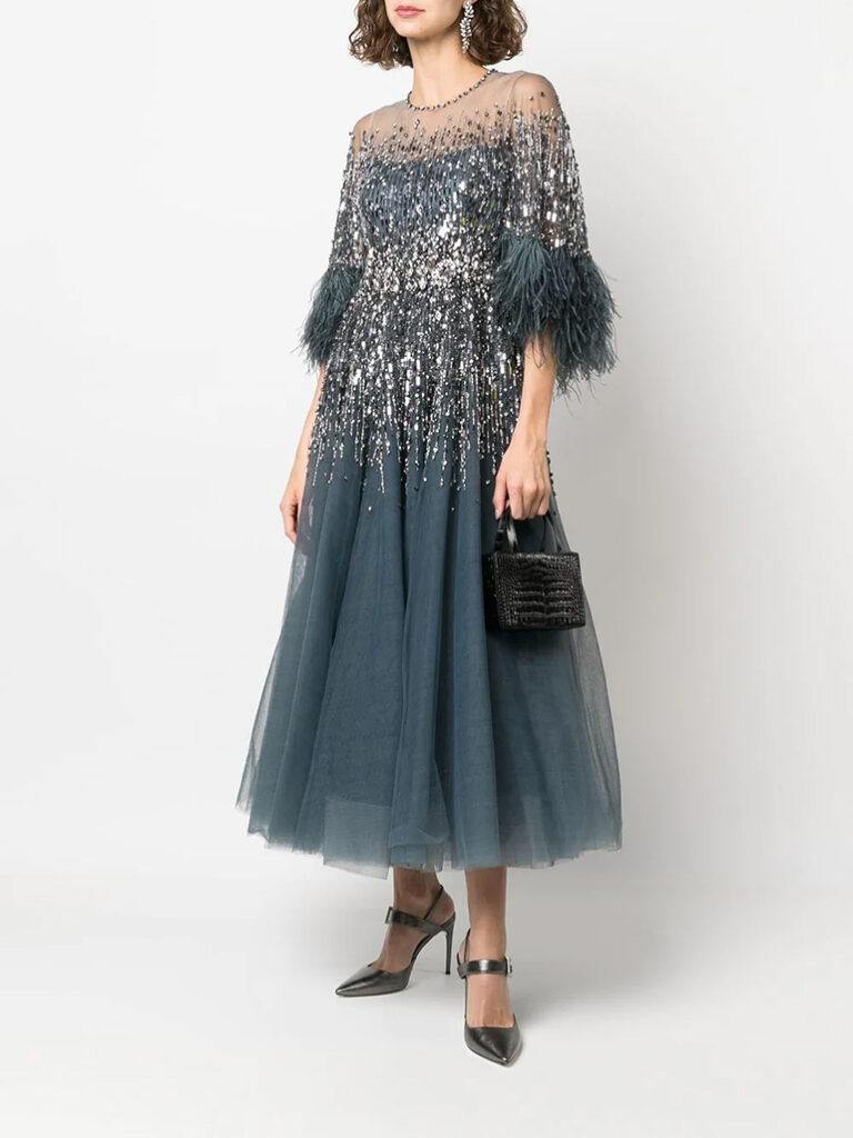 Dusty Blue Bridesmaid Dress