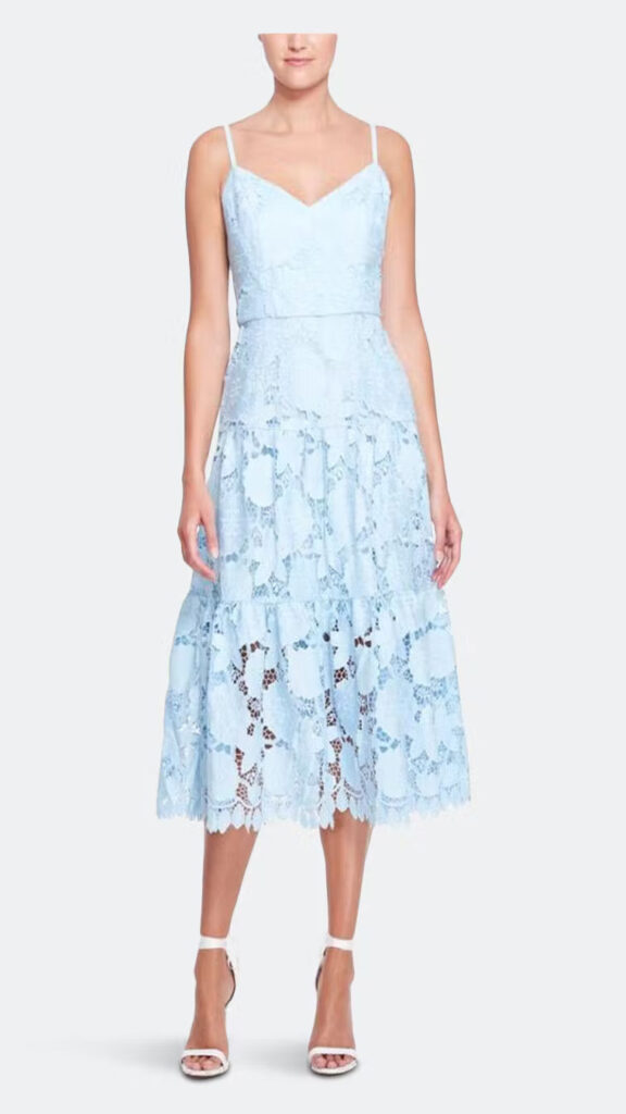 Dusty Blue Bridesmaid Dress Marchesa Notte