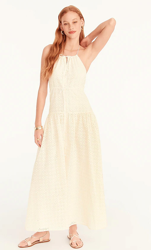 J.Crew Anguilla Halter Dress