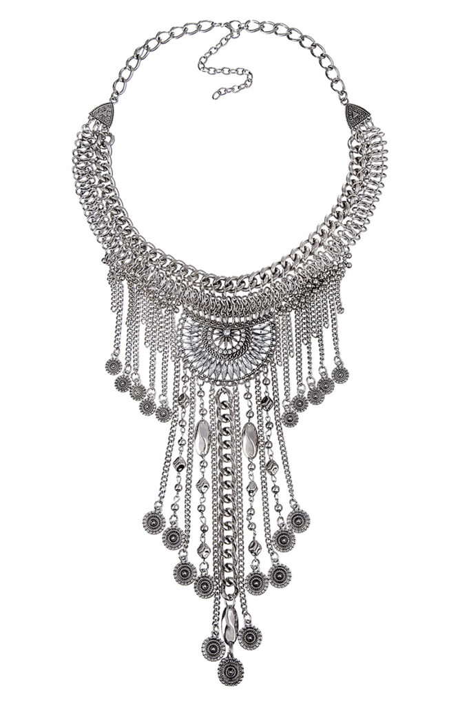 Luna Coin Statement Necklace