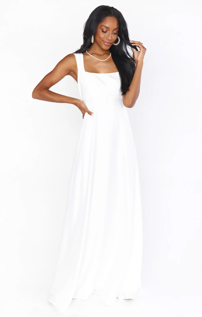 Madi White Gown