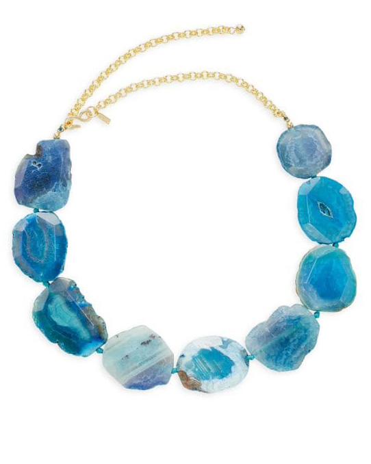 Natural Stone Statement Necklace
