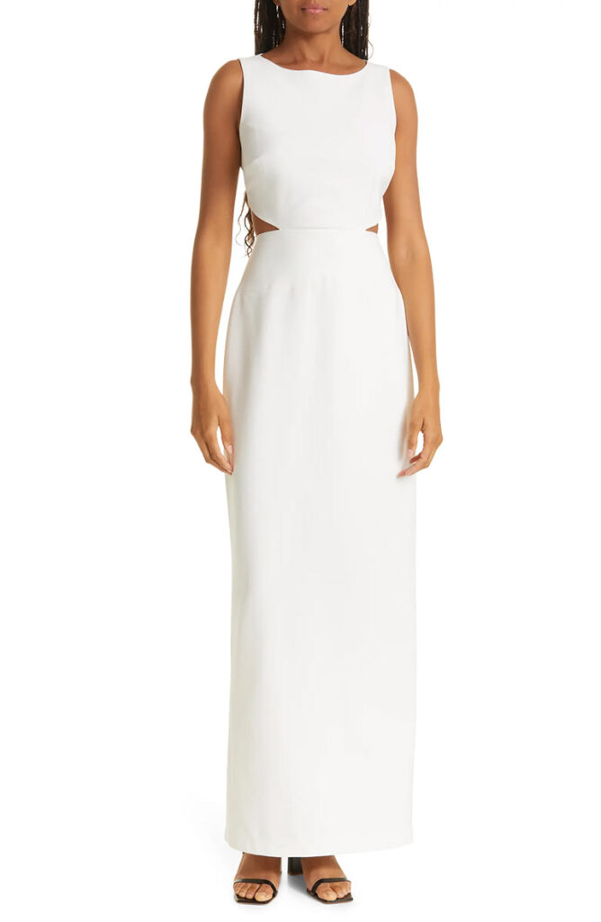 Nicole Miller Simple Wedding Dress