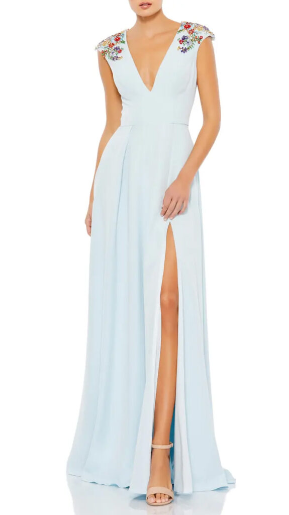 Powder Blue Bridesmaid Dress