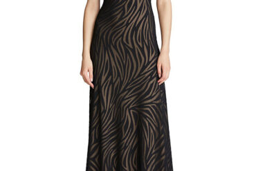Zebra Mother of Bride Dress