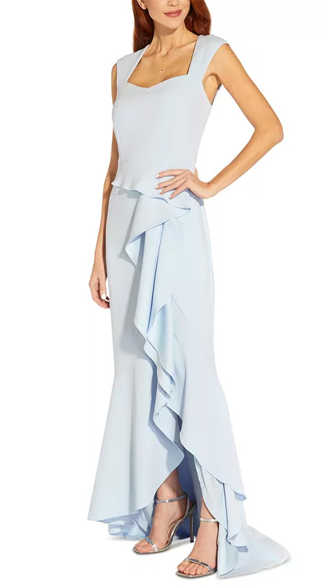 Adrianna Papell Light Blue Gown