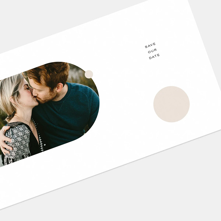 Artifact Wedding Invitation Geometric Shape