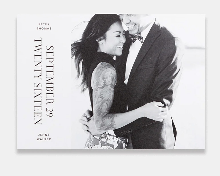 Artifact Wedding Invitation Photo