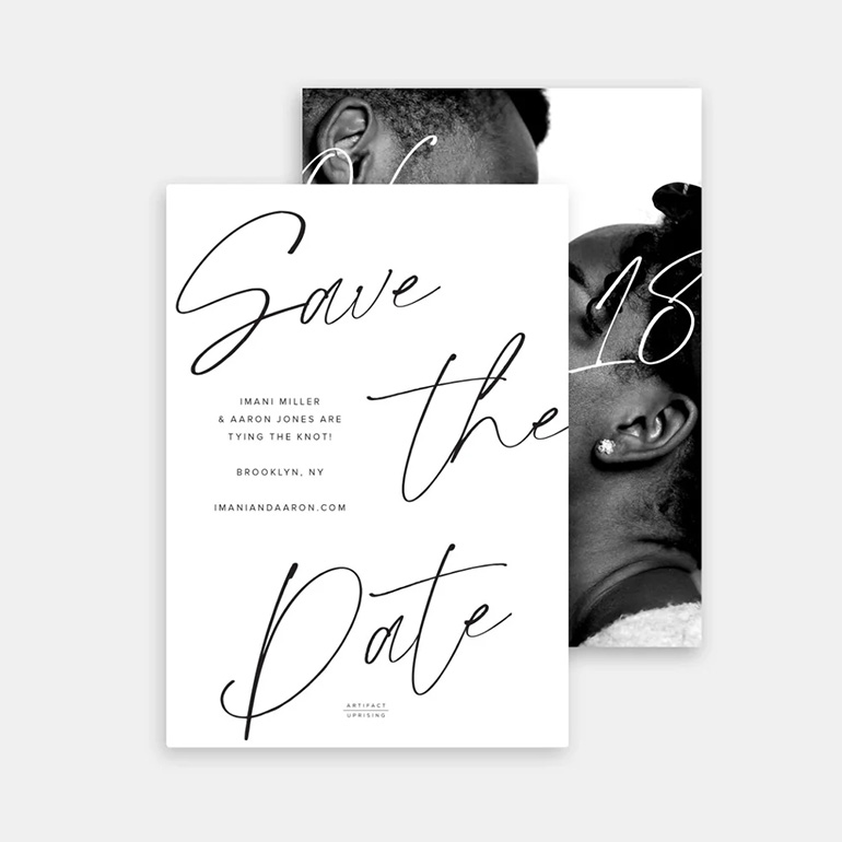 Artifact Wedding Invitation Simple