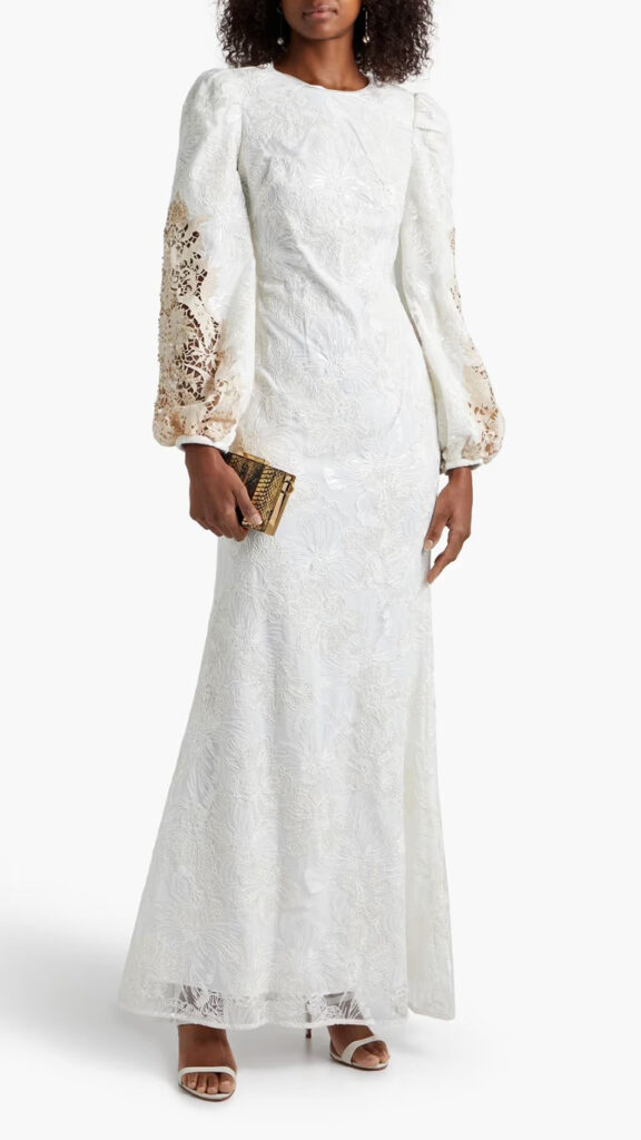 Badgley Mischka Lace Tulle Bridal Gown