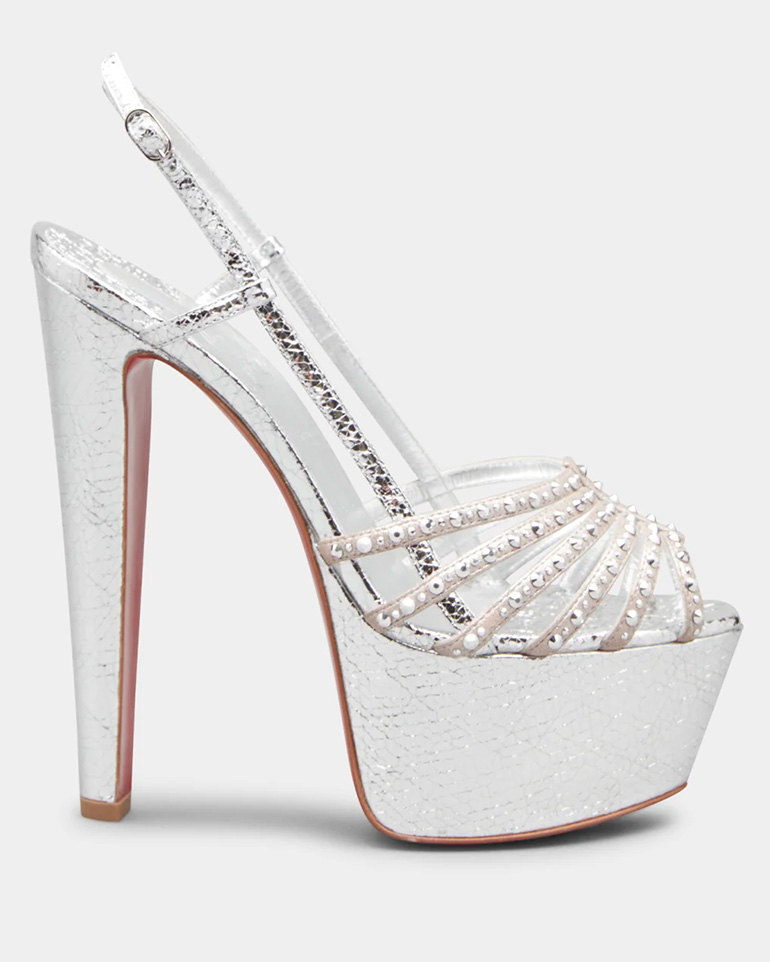 Christian Louboutin Crystal Platform