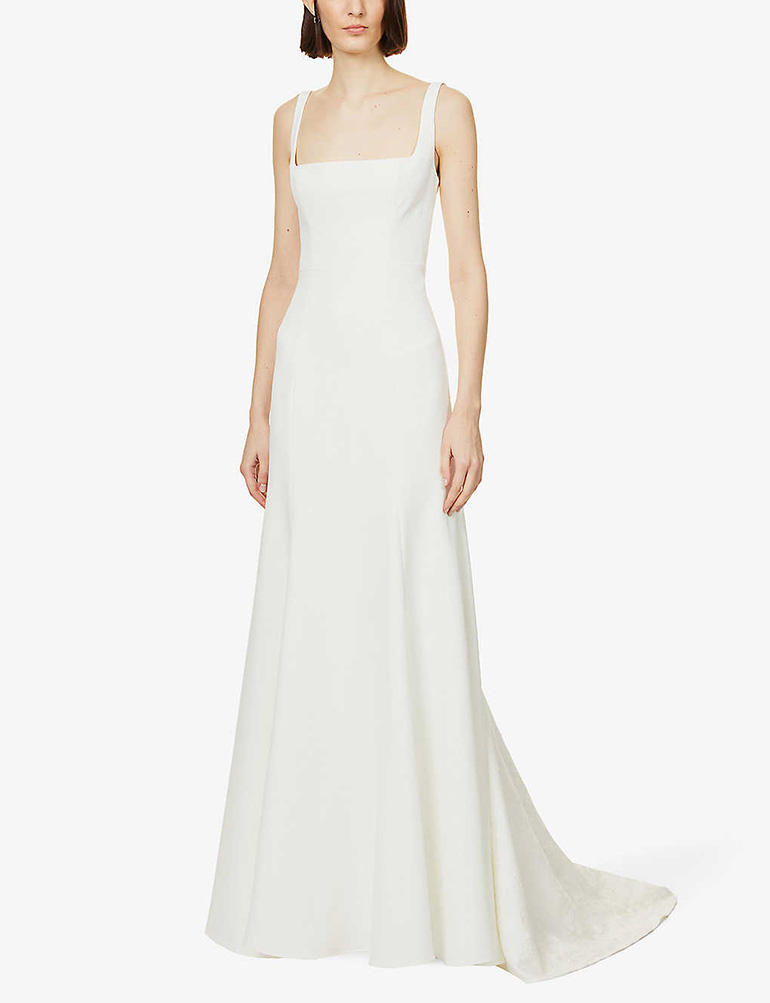 Jenny Yoo Portia Square Neck Gown