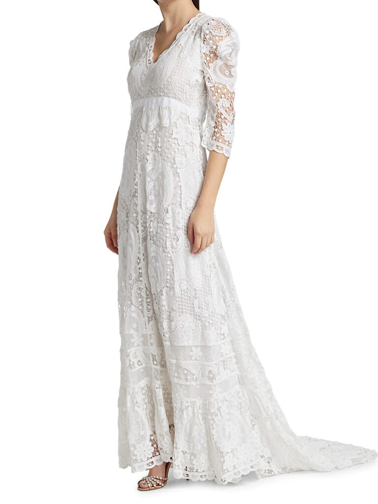 Love Shack Fancy White Gown