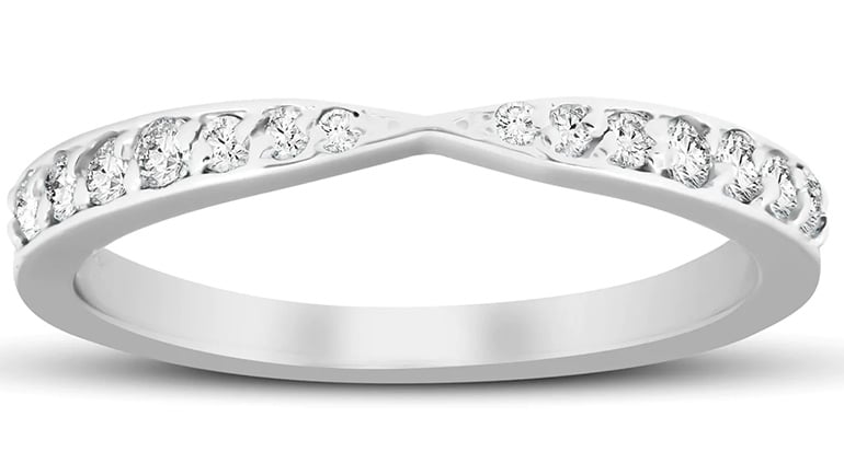 V-Shape Women Wedding Ring