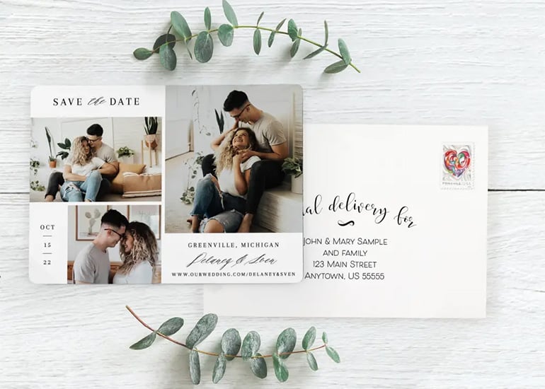 Chic Celebration Magnet