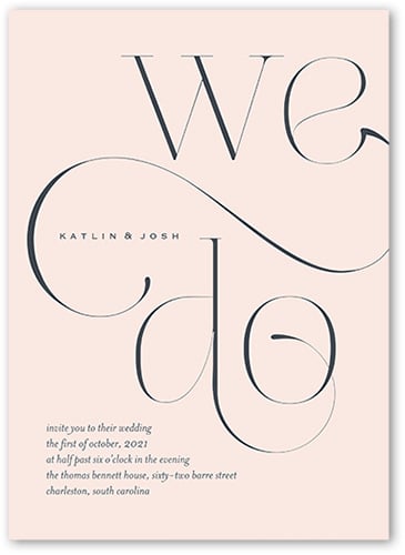 Elegant Wedding Invitation
