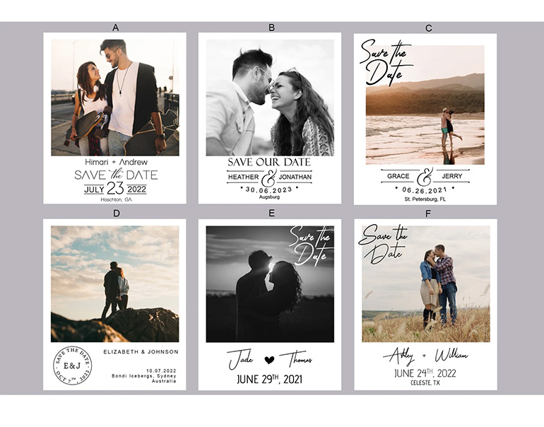 Photo Save The Date Magnet