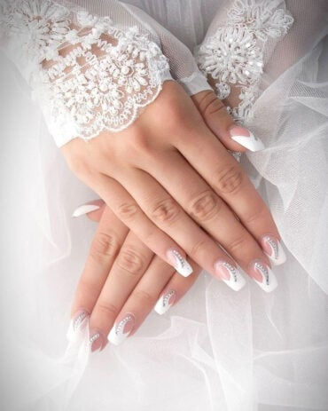 Wedding Nail Design French