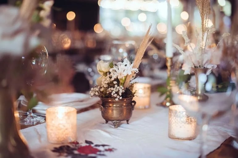 Candle Wedding Centerpieces Small