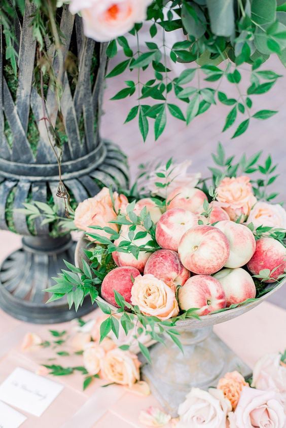 Fruit Wedding Centerpieces Apples