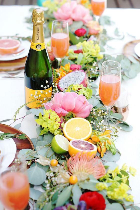 Fruit Wedding Centerpieces Mix