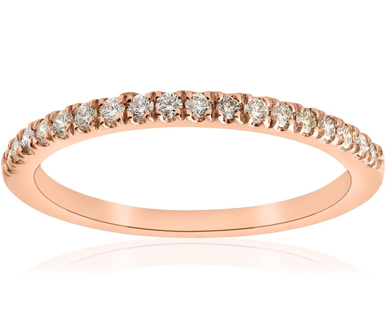 Rose Gold Engagement Rings And Band