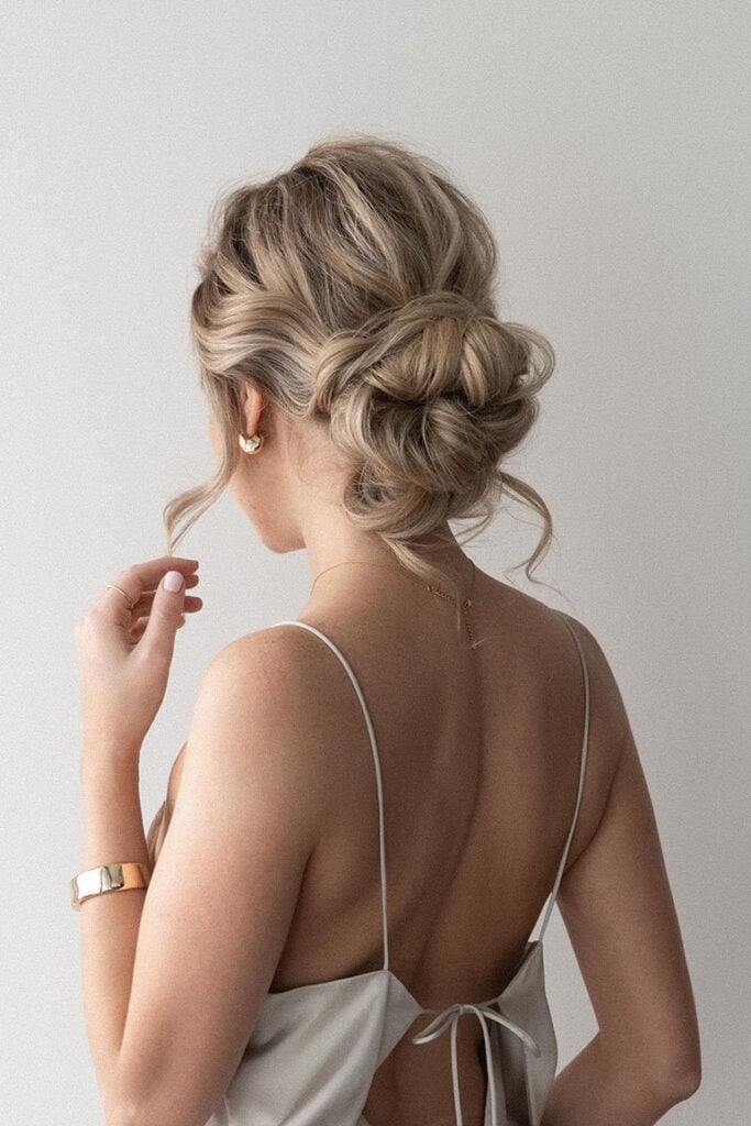 Wedding Hairstyles For Long Hair Messy Bun
